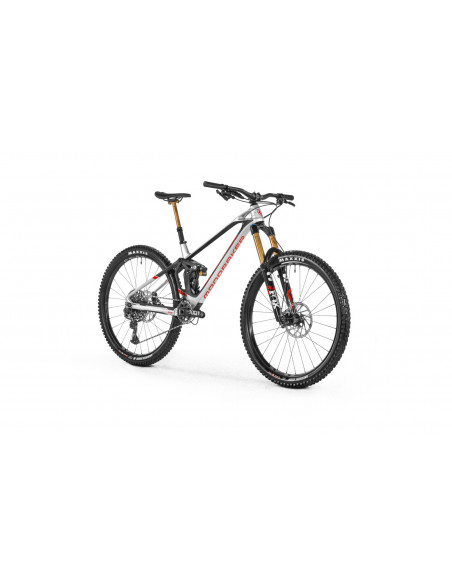MONDRAKER SUPERFOXY Carbon RR 2021 Silver Carbon Red