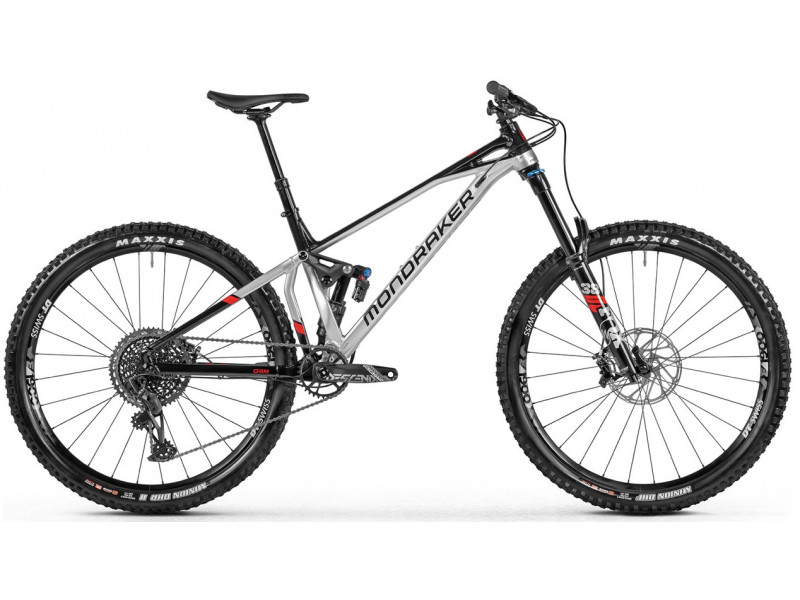 MONDRAKER SUPERFOXY R 2021 Silver/Black/Red
