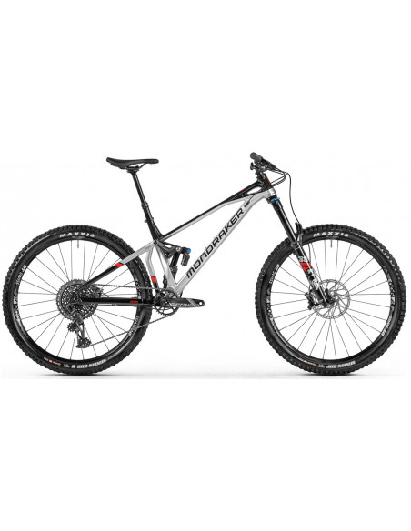 MONDRAKER SUPERFOXY R 2021 Silver/Black/Red