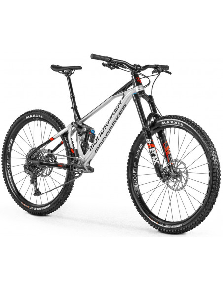 MONDRAKER SUPERFOXY R 2021 Silver/Black/Red