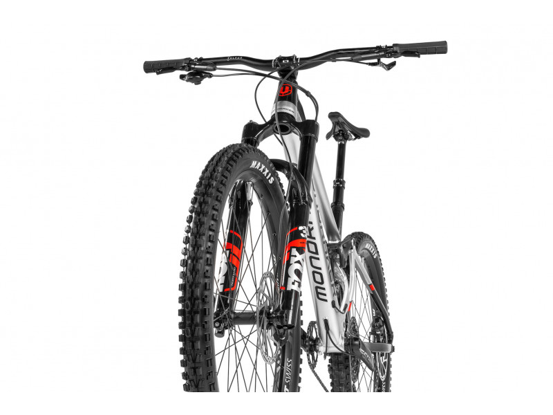MONDRAKER SUPERFOXY R 2021 Silver/Black/Red