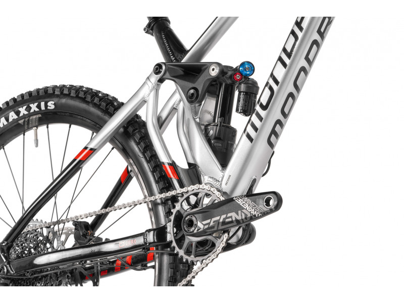 MONDRAKER SUPERFOXY R 2021 Silver/Black/Red