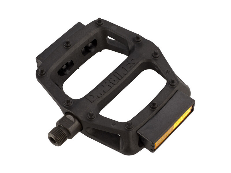 DMR Pedały V6 - Czarne  z odblaskami