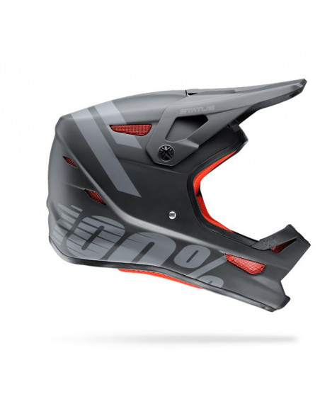 100% Kask STATUS Black Meteor - XS Czarny