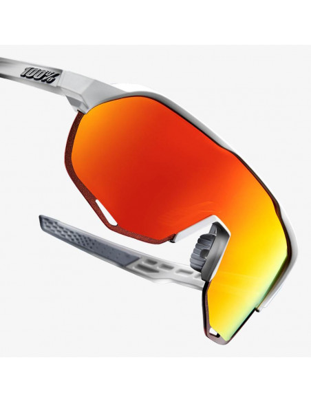 100% okulary S2 soft tact off white  hiper redmultilayer mirror lens