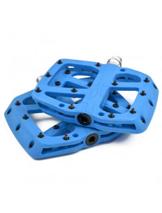 E*THIRTEEN pedały platformowe Base 22 piny - Niebieskie