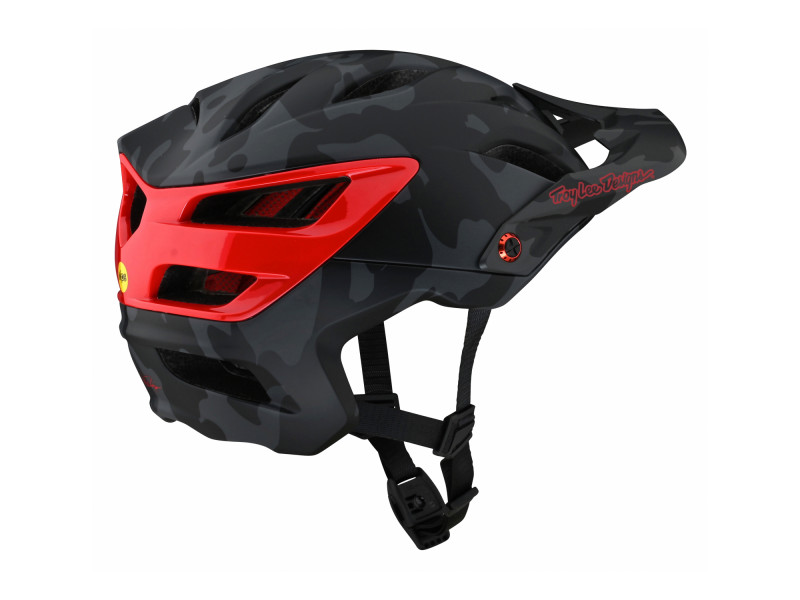 TROY LEE DESIGNS Kask A3 MIPS Camo Grey / Red