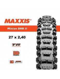 MAXXIS Opona Minion DHR II 3C  27x2,40 WT DD TR Zwijana