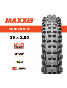 MAXXIS opona MINION DHF MaxxTerra EXO+  29x2,60 3C TR Zwijana