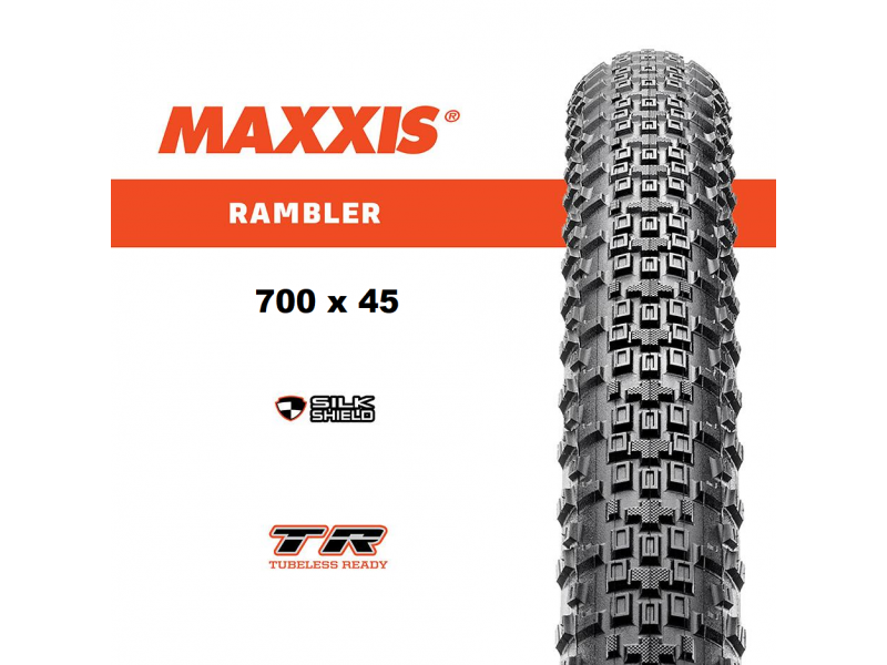 MAXXIS opona RAMBLER 700x45 60TPI Silkshield TR