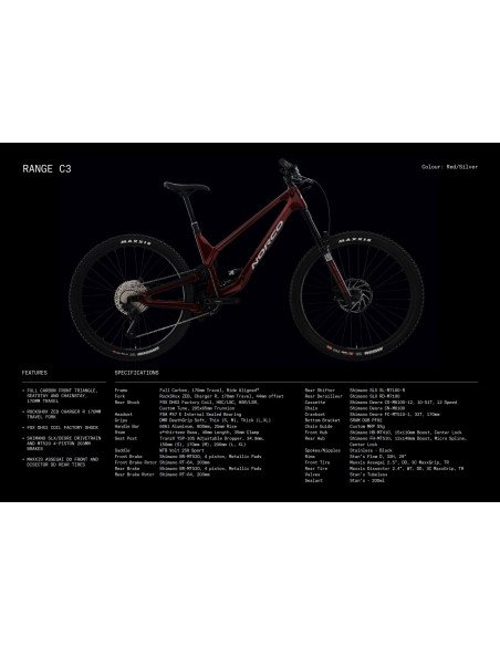 NORCO Range C3 Red/Silver 29 2024