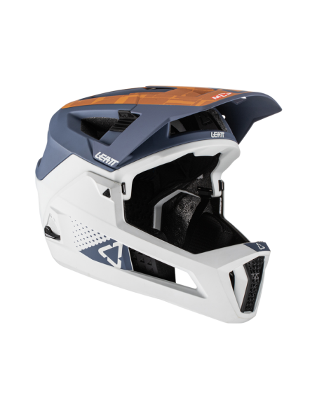 LEATT Kask MTB Enduro 4.0 V22 Rust Biały - Granatowy - Rdzawy