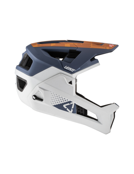 LEATT Kask MTB Enduro 4.0 V22 Rust Biały - Granatowy - Rdzawy