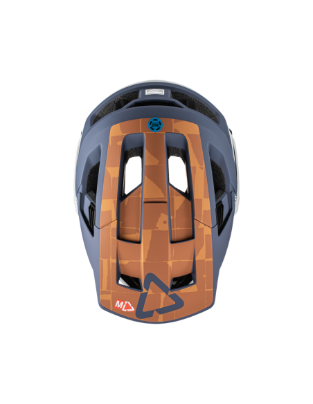 LEATT Kask MTB Enduro 4.0 V22 Rust Biały - Granatowy - Rdzawy