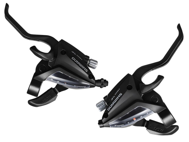 SHIMANO klamkomanetki ST-EF65  7s Komplet czarne