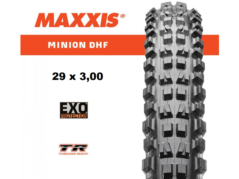 MAXXIS Opona MINION DHF EXO TR  29x3,00 Zwijana