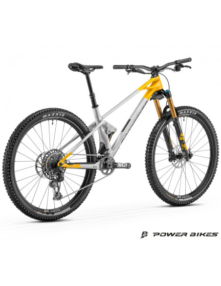 MONDRAKER RAZE Carbon RR 2022 - MIND Racing Silver / Ohlins Yellow