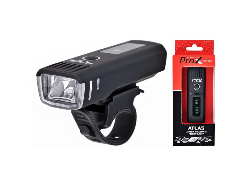 PROX Lampa Przód ATLAS 300lm 2000mah usb...