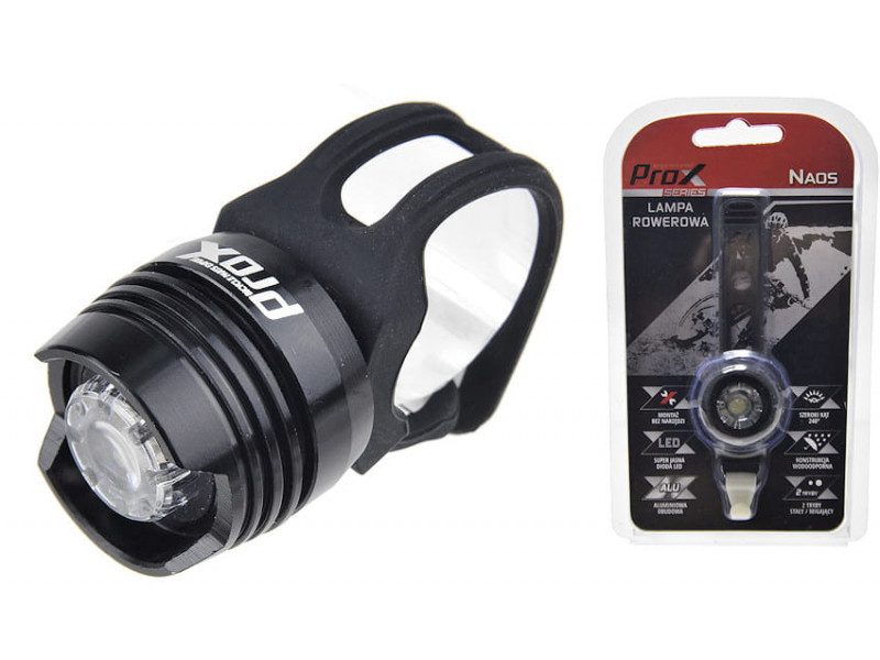 PROX Lampa Naos przód Led Czarna