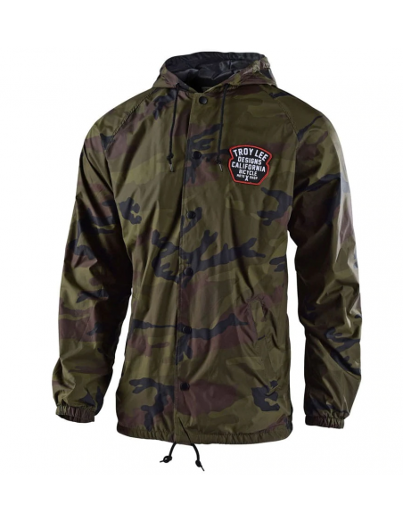 TROY LEE DESIGNS Kurtka Windbreaker Green Camo