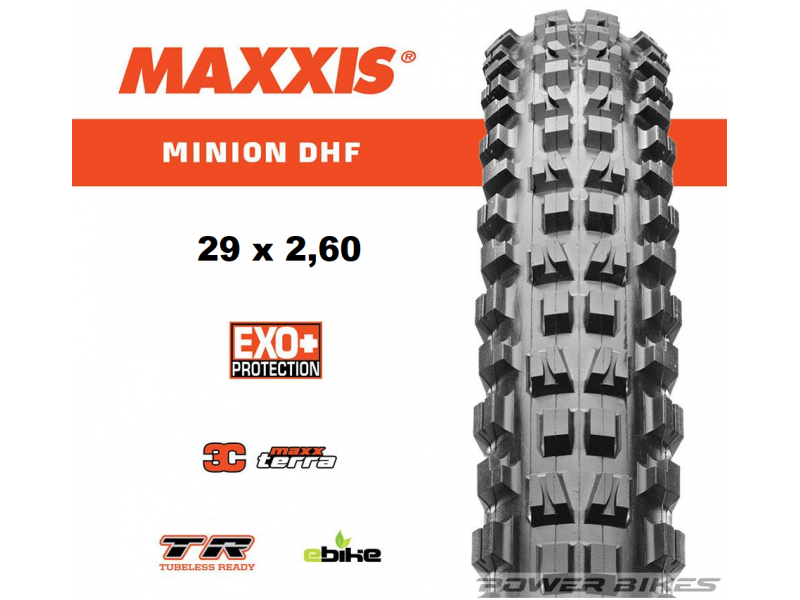 MAXXIS Opona MINION DHF 3CT EXO TR 29x2,60 120TPI