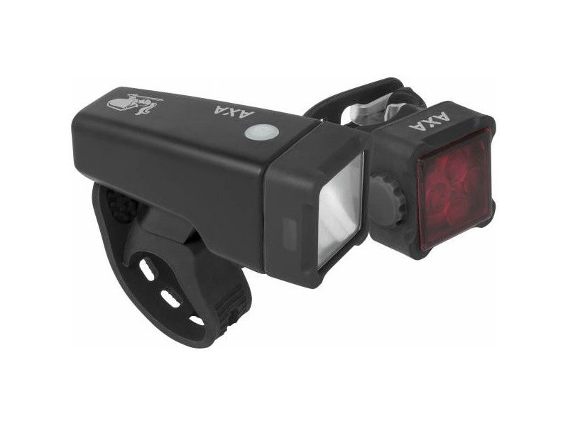 AXA Zestaw Lamp NINELITE T4-R Na dynamo