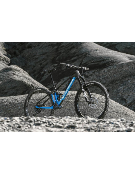 MONDRAKER Foxy Carbon RR 2022 - Ohlins Marlin Blue / Carbon Black