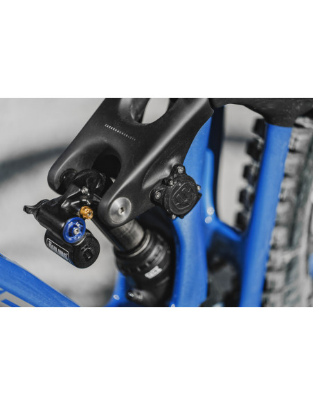 MONDRAKER Foxy Carbon RR 2022 - Ohlins Marlin Blue / Carbon Black