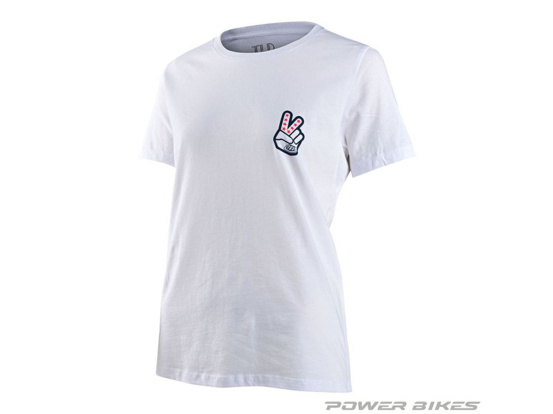 TROY LEE DESIGNS Koszulka Damska Peace Out Biała