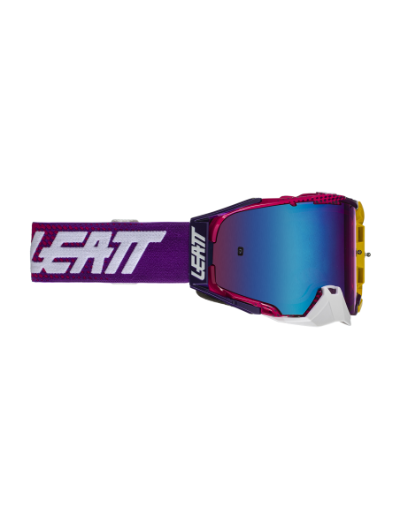 LEATT Gogle Velocity 6.5 - IRIZ United Szyba Lustrzana niebieska 26%