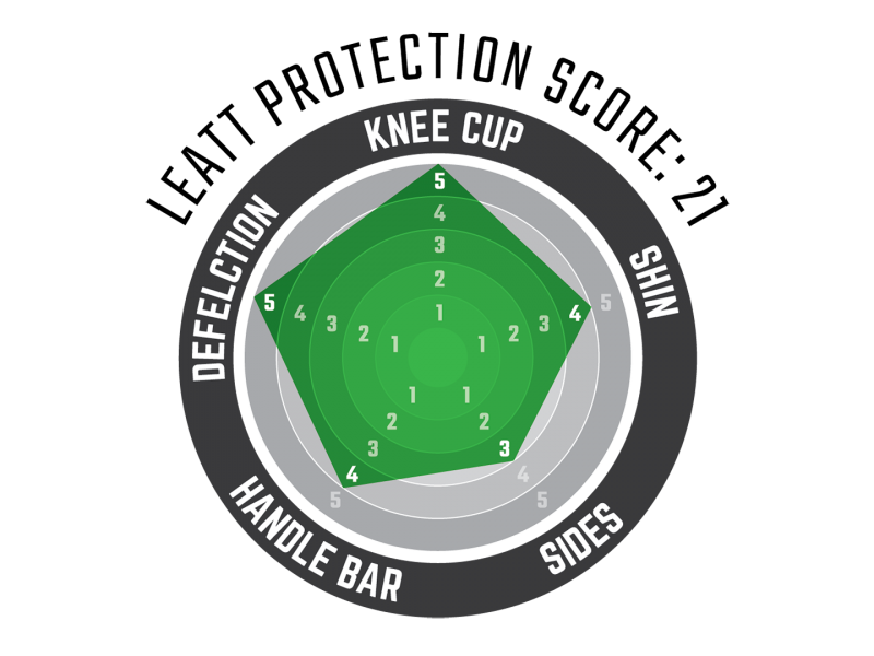 LEATT Ochraniacze 3DF 6.0 Kolano Czarny/Biały