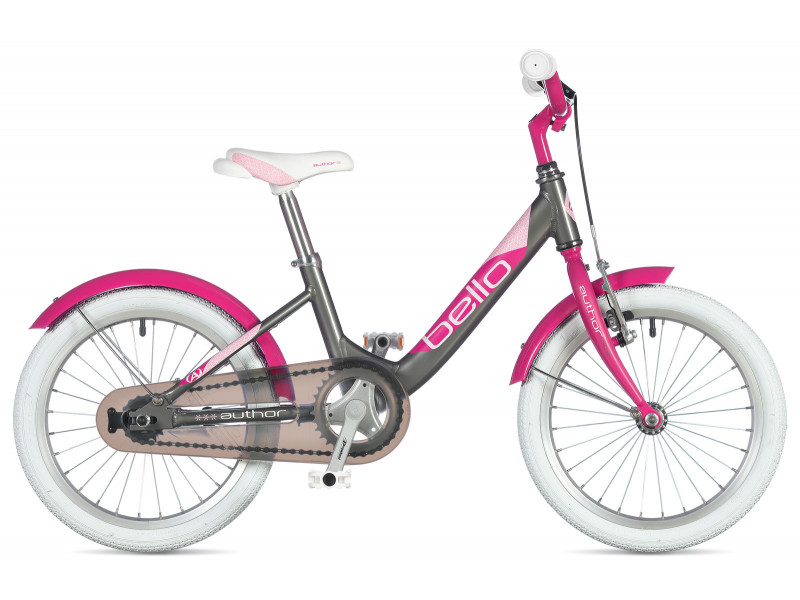 AUTHOR Bello 16" grafitowo różowy