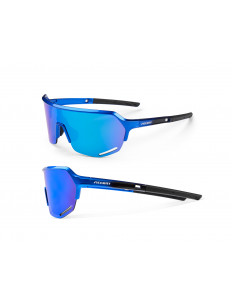 ACCENT Okulary HERO Pacific Blue - Soczewki Niebieskie Lustrzane + Niebieskie rozjaśniające