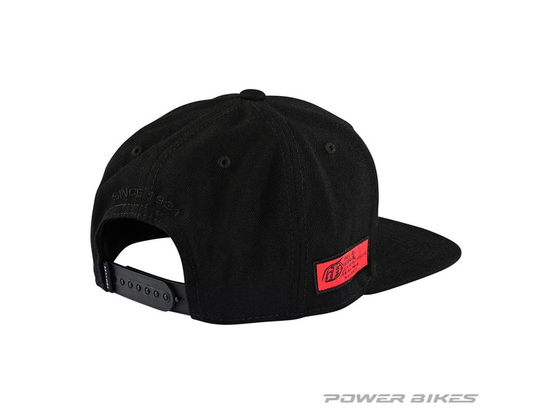 TROY LEE DESIGNS Strapback Cap Black TLD x Red...