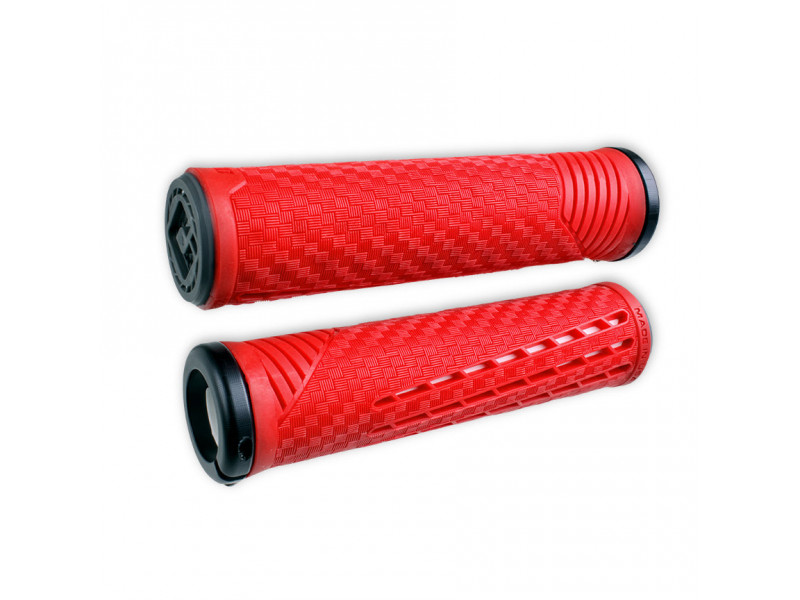 ODI Chwyty CF GRIPSv2.1 Lock-On 135mm - Red