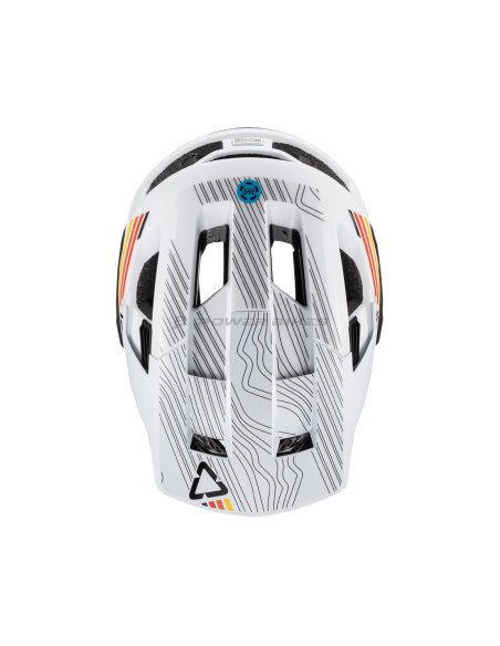 LEATT Kask MTB Gravity 4.0 V23 White - Biały/Czarny