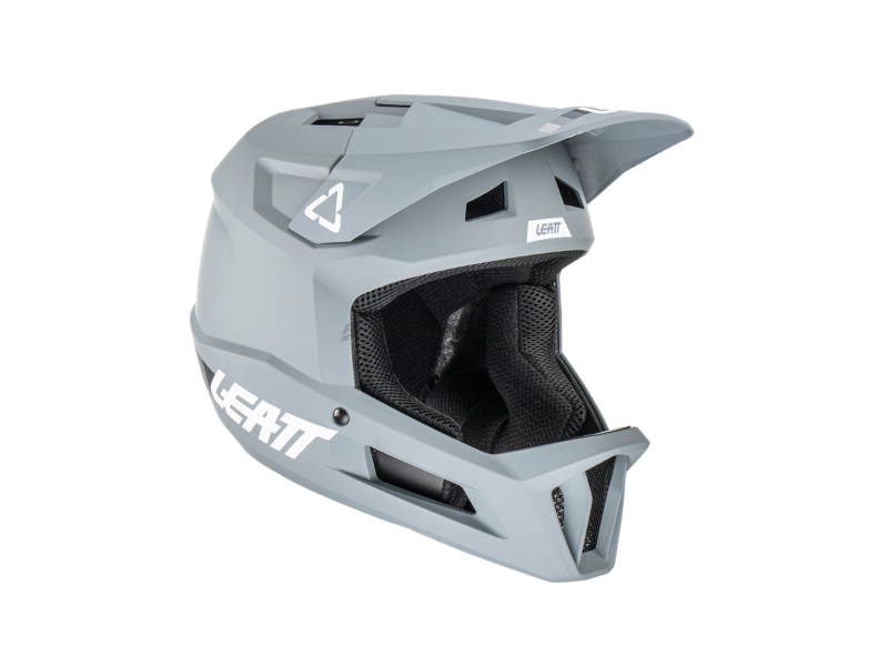 LEATT Kask MTB Gravity 1.0 V23 Titanium - Szary