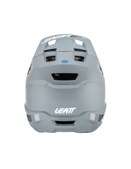 LEATT Kask MTB Gravity 1.0 V23 Titanium - Szary