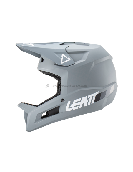 LEATT Kask MTB Gravity 1.0 V23 Titanium - Szary