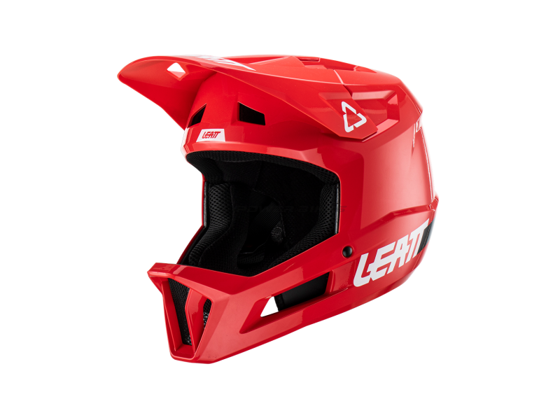 LEATT Kask MTB Gravity 1.0 V23 Fire - Czerwony