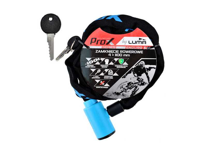 PROX Łańcuch 4x1100 Enduro Niebieski na kluczyk