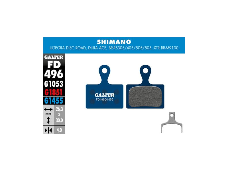 GALFER klocki hamulcowe Shimano Road Utegra / XTR