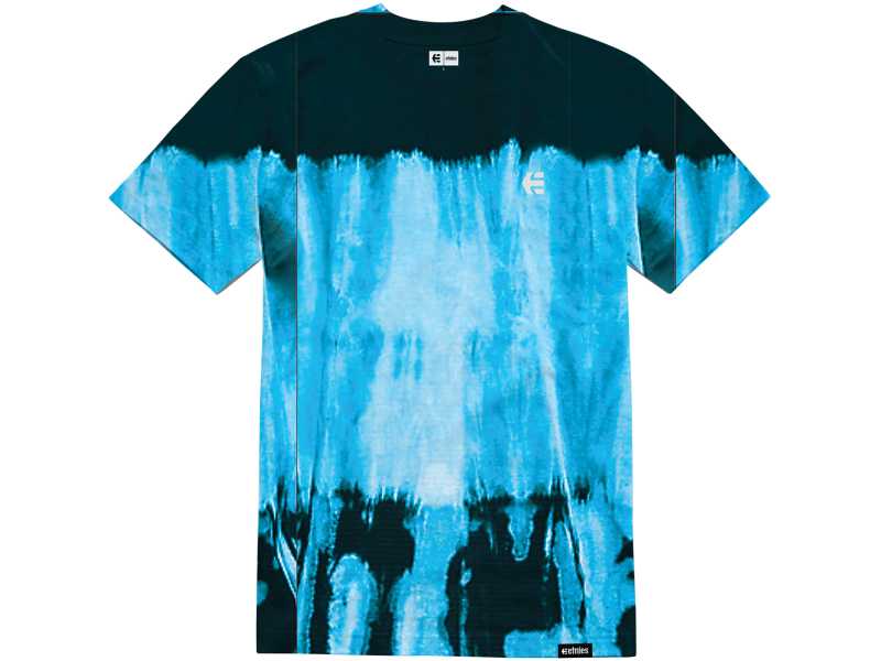 ETNIES Koszulka Team Embroidery Wash Blue - Black