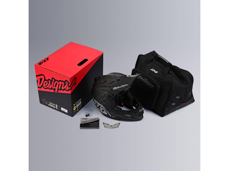 TROY LEE DESIGNS Kask D4 Carbon MIPS Stealth,...