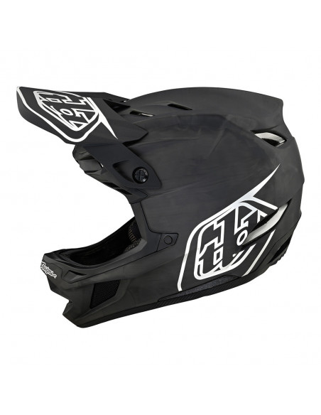 TROY LEE DESIGNS Kask D4 Carbon MIPS Stealth, black/silver