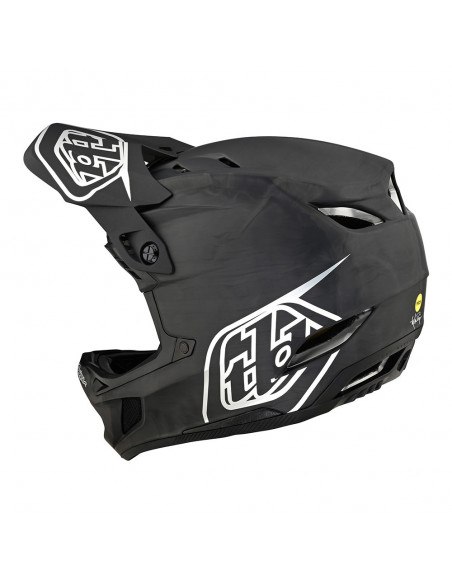 TROY LEE DESIGNS Kask D4 Carbon MIPS Stealth, black/silver