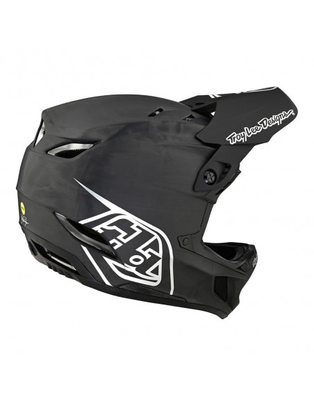 TROY LEE DESIGNS Kask D4 Carbon MIPS Stealth, black/silver