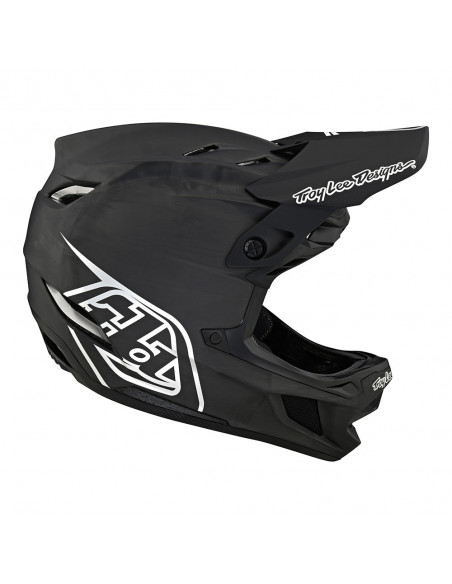 TROY LEE DESIGNS Kask D4 Carbon MIPS Stealth, black/silver