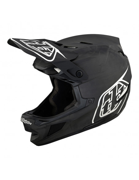 TROY LEE DESIGNS Kask D4 Carbon MIPS Stealth, black/silver