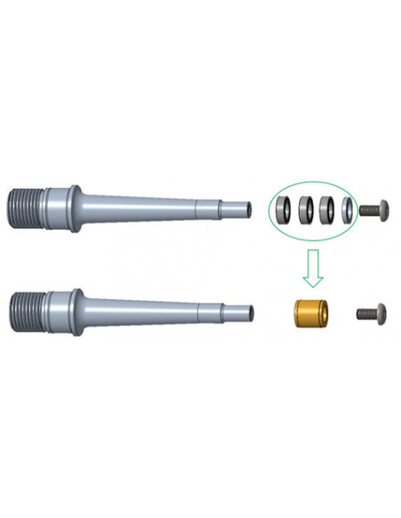OneUp Components Zestaw Serwisowy  Pedałów Aluminium
